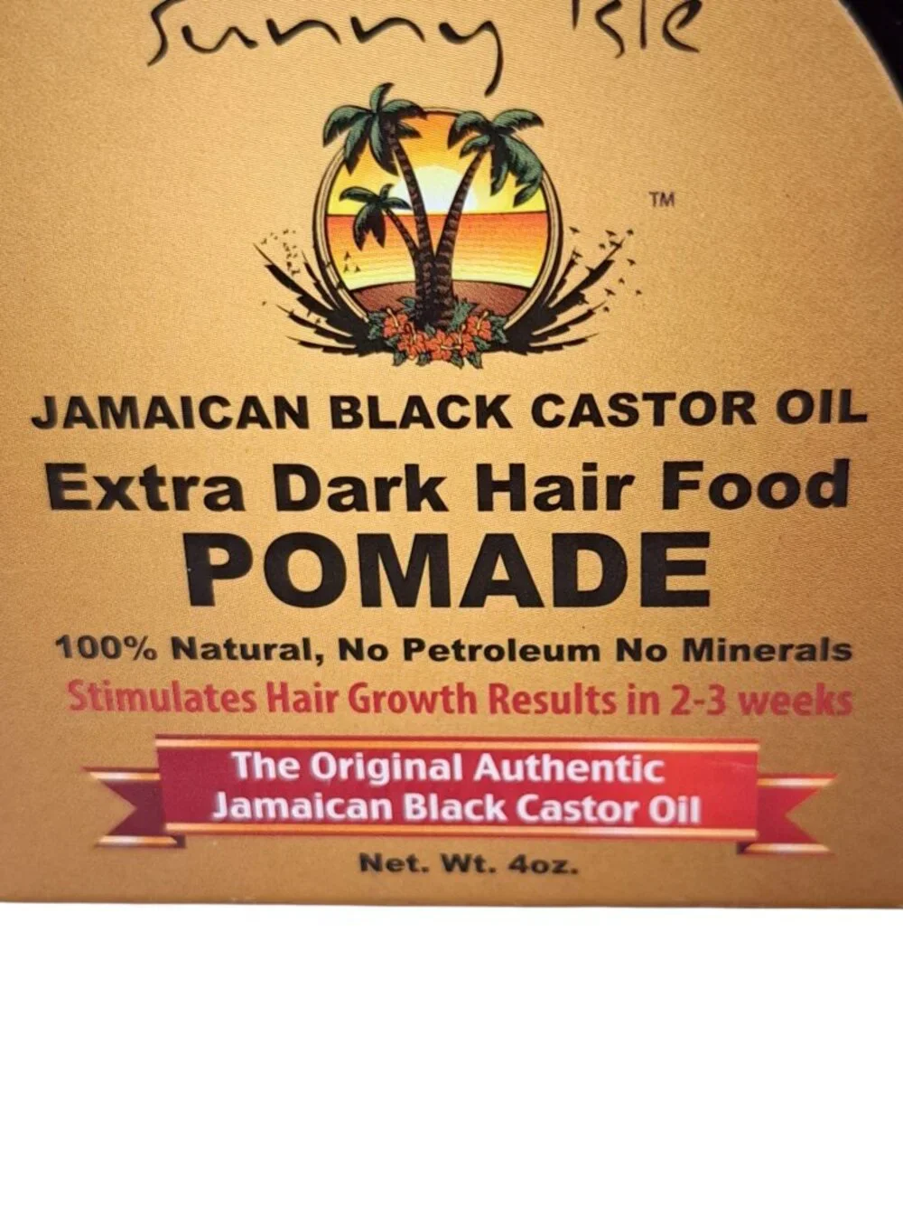 Sunny Isle Extra Dark Jamaican Black Castor Oil Hair Food Pomade